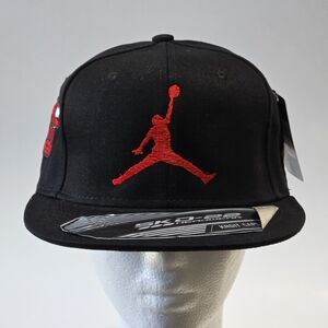 Jumpman Jordan NBA Chicago Bulls Hat BLACK